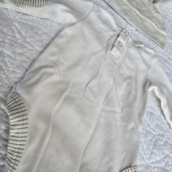 Pehr X Indigo Bunny Rabbit Onesie Long sleeve Bodysuit Set 0-3 Months - Picture 7 of 7